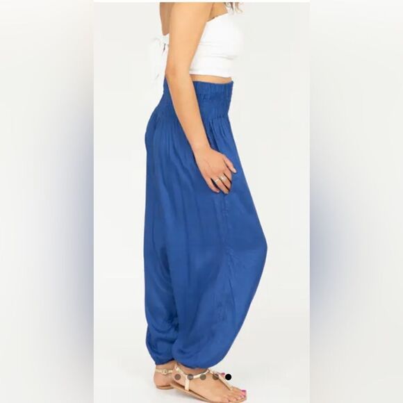 Made in Nepal Women’s Convertible Harem Pants Romper - Picture 1 of 10